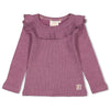 Meisjes Longsleeve ruches - Forest Fancy van Jubel in de kleur Lila in maat 128.