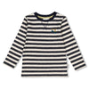 Jongens Longsleeve streep - Coastal Cool van Sturdy in de kleur Marine in maat 128.
