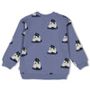 Jongens Sweater AOP - Coastal Cool van Sturdy in de kleur Blauw in maat 128.