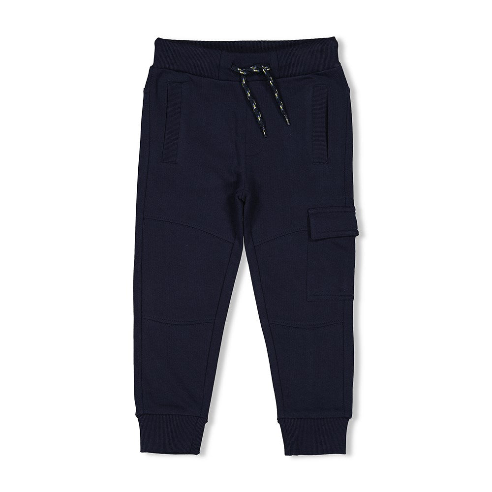 Jongens Cargo broek - Coastal Cool van Sturdy in de kleur Marine in maat 128.