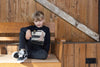Jongens Longsleeve Sky High - Jump For Joy van Sturdy in de kleur Antraciet in maat 128.