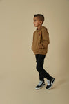 Jongens Cargo broek - Jump For Joy van Sturdy in de kleur Antraciet in maat 128.