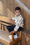 Jongens Cargo broek - Jump For Joy van Sturdy in de kleur Antraciet in maat 128.