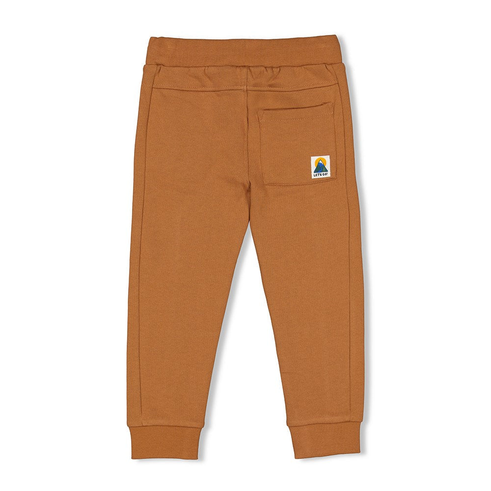 Jongens Broek - Fun Days van Sturdy in de kleur Camel in maat 128.