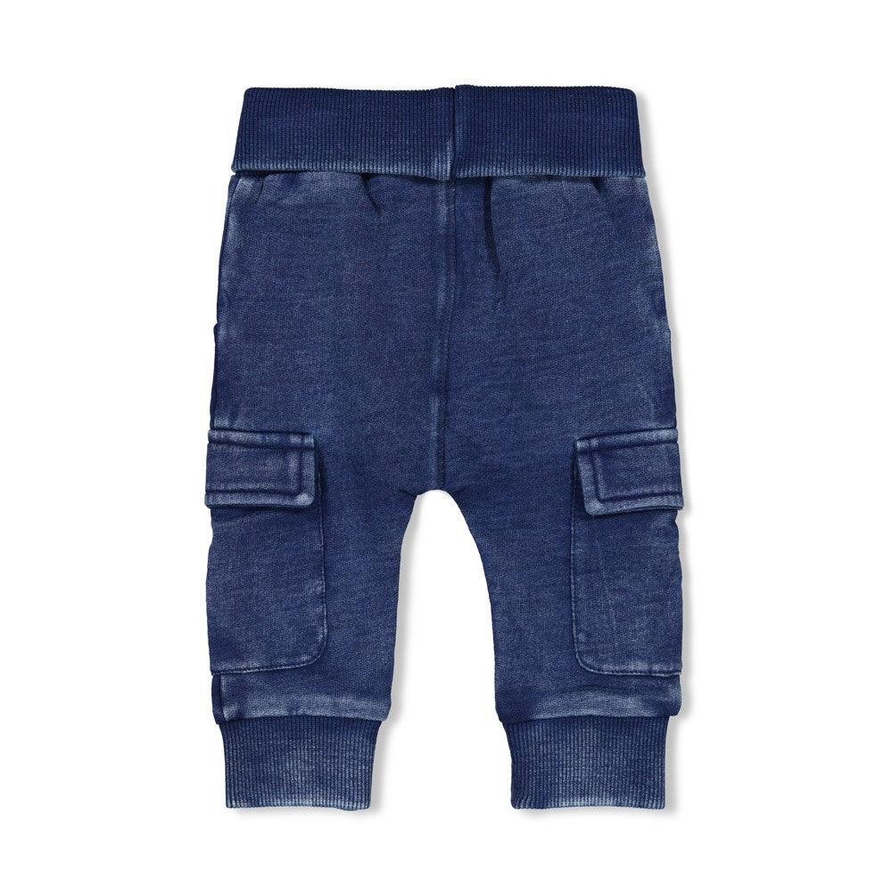 Jongens Broek jogg denim - Winter Denims van Feetje in de kleur Blauw in maat 86.