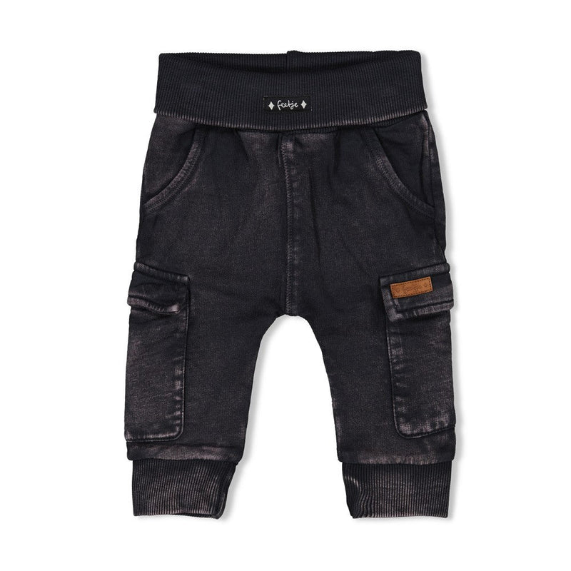 Jongens Broek jogg denim - Winter Denims van Feetje in de kleur Grijs in maat 86.