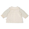 Meisjes Blouse - Winter Woven van Feetje in de kleur Off White in maat 86.