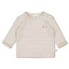 Unisexs Longsleeve streep - Dear Autumn van Feetje in de kleur Off White in maat 62.