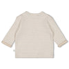 Unisexs Longsleeve streep - Dear Autumn van Feetje in de kleur Off White in maat 62.