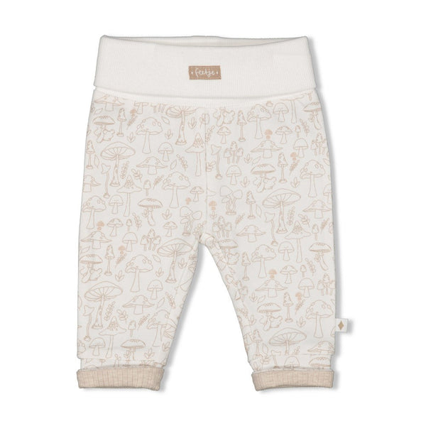 Unisexs Broek AOP - Dear Autumn van Feetje in de kleur Off White in maat 62.