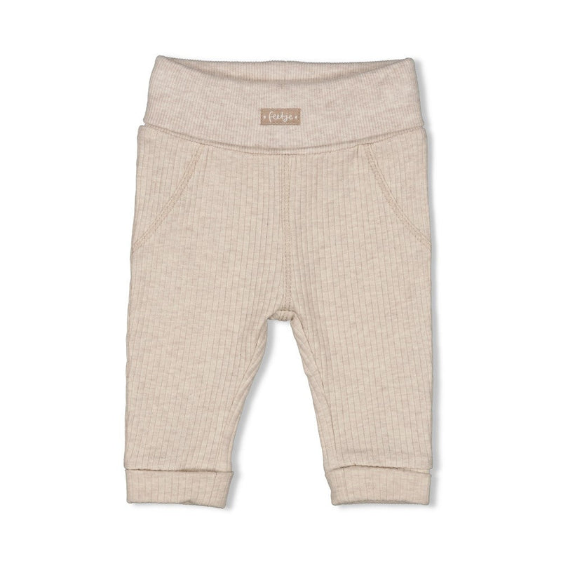 Unisexs Broek rib - Dear Autumn van Feetje in de kleur Bruin in maat 62.