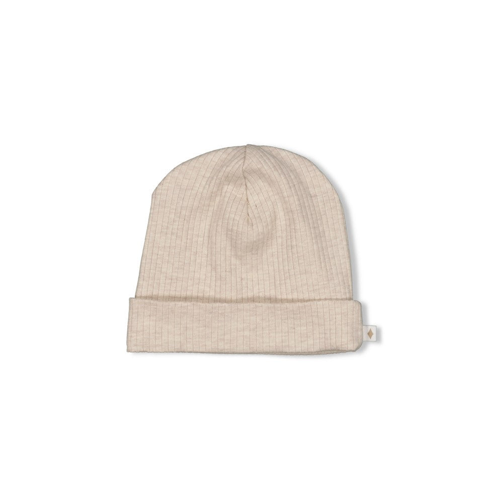 Unisexs Mutsje rib - Dear Autumn van Feetje in de kleur Bruin in maat 1.