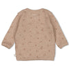 Unisexs Overslagshirt rib AOP - Fall Favorites van Feetje in de kleur Bruin in maat 62.