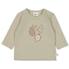 Unisexs Longsleeve - Fall Favorites van Feetje in de kleur Groen in maat 62.