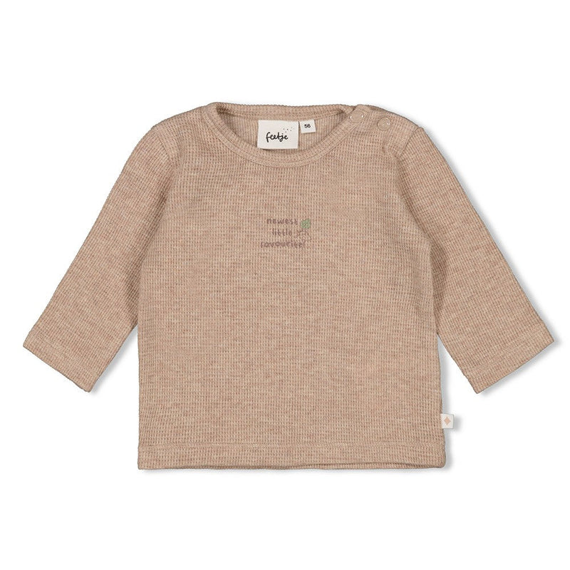 Unisexs Longsleeve rib - Fall Favorites van Feetje in de kleur Bruin in maat 62.