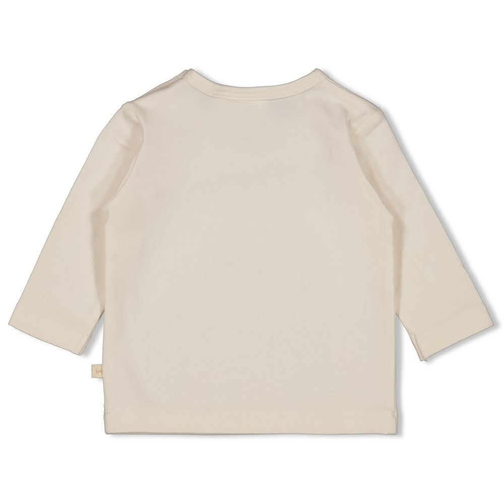Unisexs Longsleeve - Sleepy Sheepy van Feetje in de kleur Off White in maat 62.