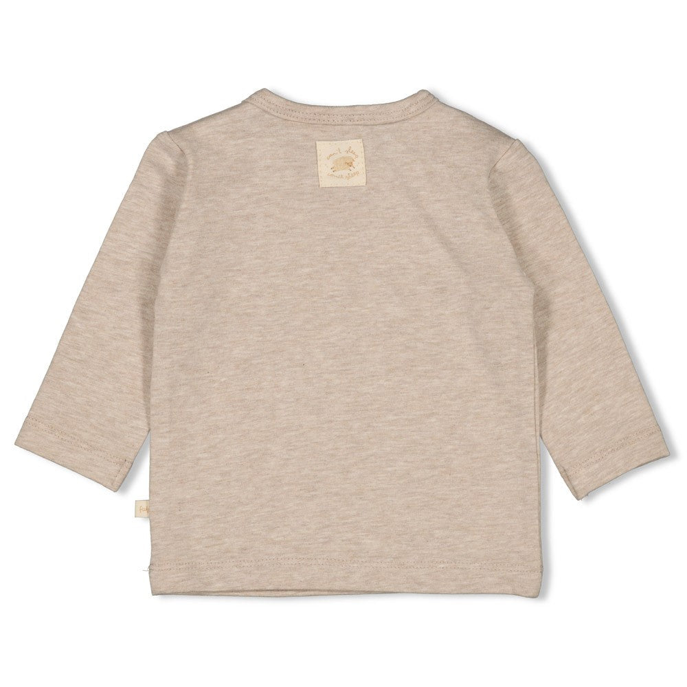 Unisexs Longsleeve - Sleepy Sheepy van Feetje in de kleur Bruin in maat 62.
