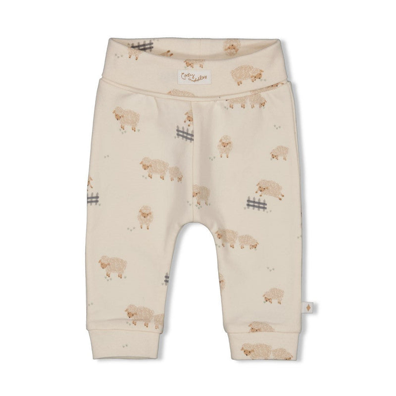 Unisexs Broek AOP - Sleepy Sheepy van Feetje in de kleur Off White in maat 62.