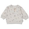Jongens Sweater AOP - Howdy van Feetje in de kleur Blauw in maat 62.