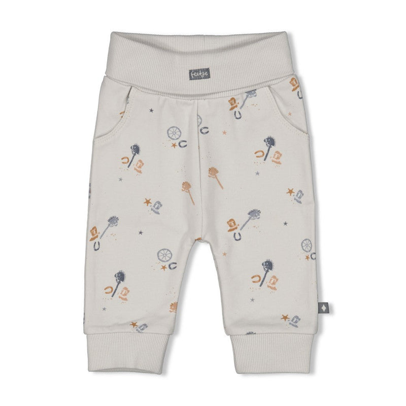 Jongens Broek AOP - Howdy van Feetje in de kleur Blauw in maat 62.