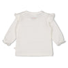 Meisjes Longsleeve - Morning Sun van Feetje in de kleur Off White in maat 62.