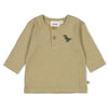 Jongens Longsleeve rib - Rawrsome van Feetje in de kleur Groen in maat 86.