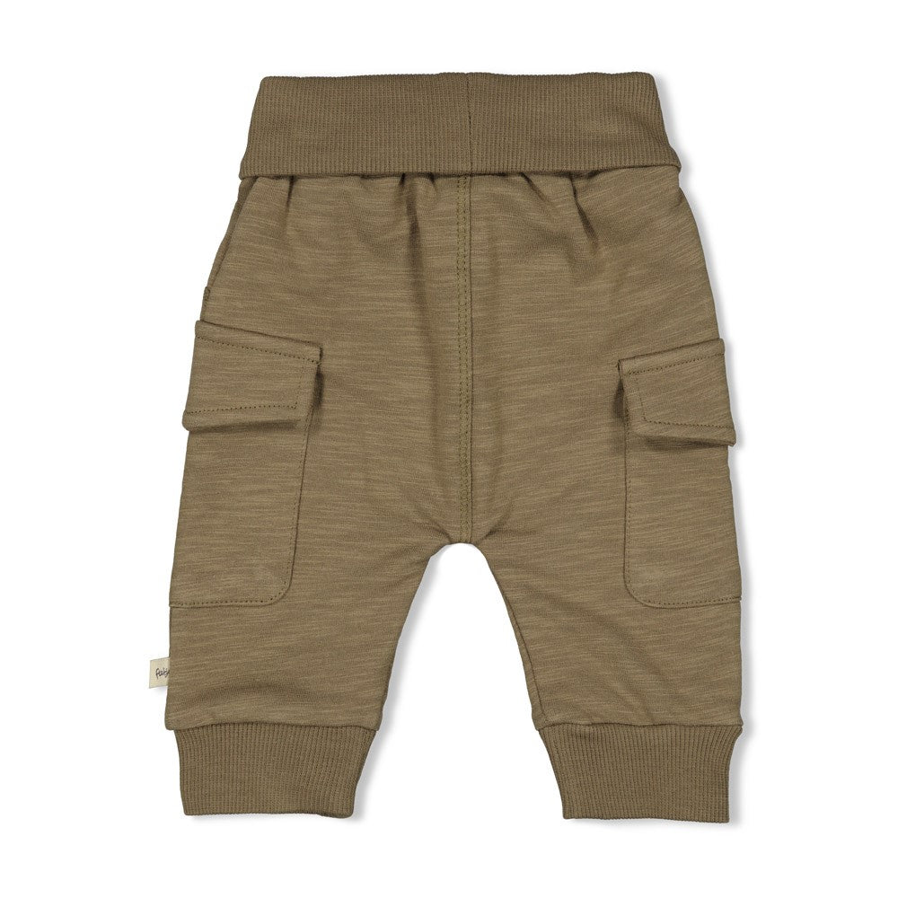 Jongens Broek - Rawrsome van Feetje in de kleur Groen in maat 86.