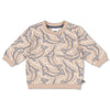 Jongens Sweater AOP - Narwal van Feetje in de kleur Bruin in maat 86.