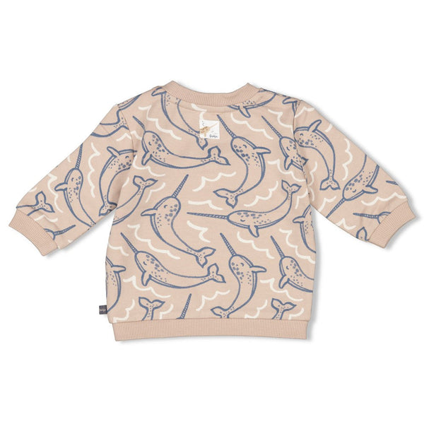 Feetje Sweater AOP - Narwal
