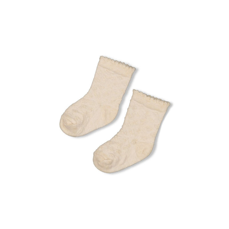 Meisjes Sokken - Dancing In The Moonlight van Feetje in de kleur Off White in maat 68-74.