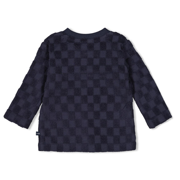 Feetje Longsleeve ruit badstof - Let's Go!