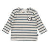 Jongens Longsleeve rib met streep -  Let's Go! van Feetje in de kleur Blauw in maat 86.