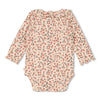 Meisjes Romper rib AOP - Woodland Bloom van Feetje in de kleur Off White in maat 86.