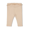 Meisjes Legging pointelle rib - Woodland Bloom van Feetje in de kleur Off White in maat 86.