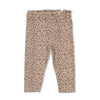 Meisjes Legging AOP - Better Together van Feetje in de kleur Bruin in maat 68.