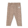 Meisjes Legging AOP - Better Together van Feetje in de kleur Bruin in maat 68.