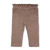 Meisjes Legging rib - Better Together van Feetje in de kleur Bruin in maat 86.