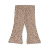 Meisjes Flare broek AOP - Better Together van Feetje in de kleur Bruin in maat 86.