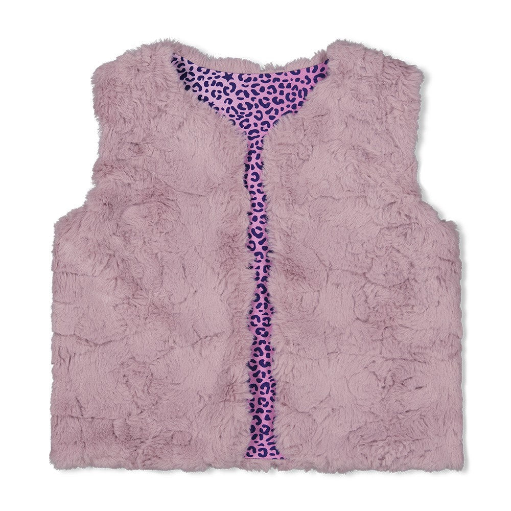 Jubel Omkeerbaar teddy gilet - Wild Soul