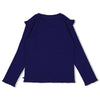 Meisjes Longsleeve rib - Wild Soul van Jubel in de kleur Indigo in maat 128.
