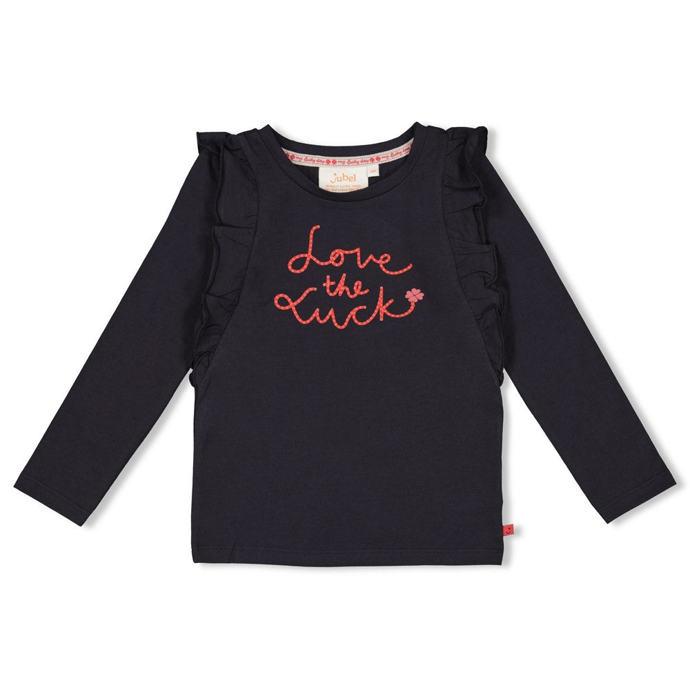 Jubel Longsleeve ruches - Queen Of Hearts