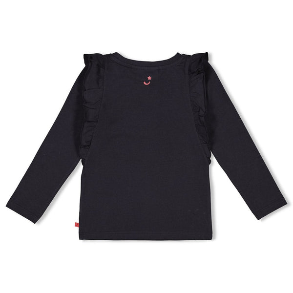 Jubel Longsleeve ruches - Queen Of Hearts