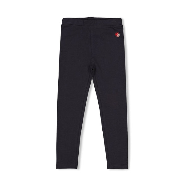Meisjes Legging - Queen Of Hearts van Jubel in de kleur Antraciet in maat 128.