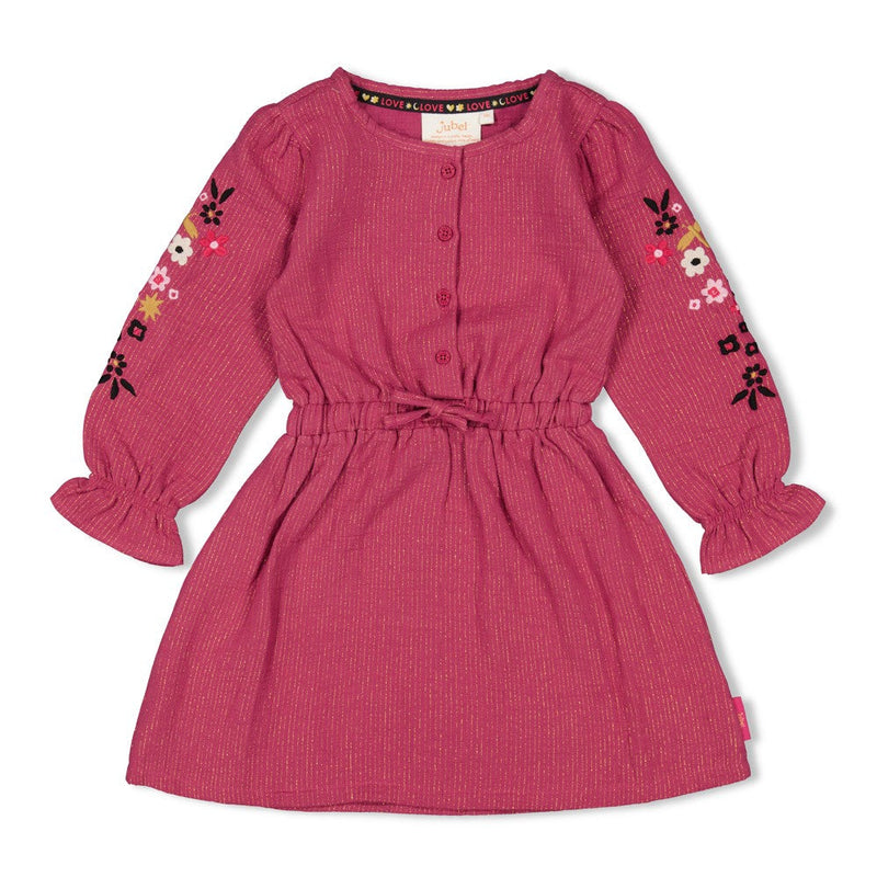 Meisjes Jurk - Shine Bright van Jubel in de kleur Violet in maat 128.