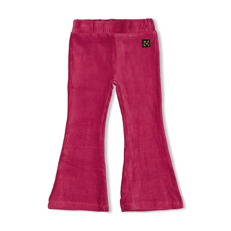 Meisjes Flared broek velours rib - Shine Bright van Jubel in de kleur Violet in maat 128.