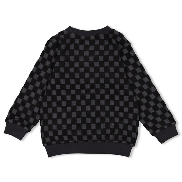 Sturdy Sweater ruit badstof - Couch Club
