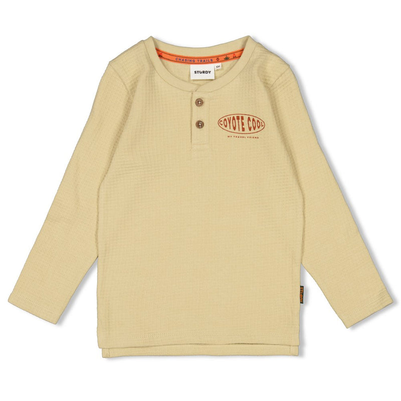 Sturdy Longsleeve wafelstructuur - Chasing Trails