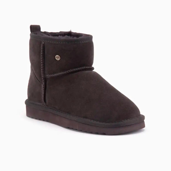 Warmbat Wallaby Kids Suede Boot Choco