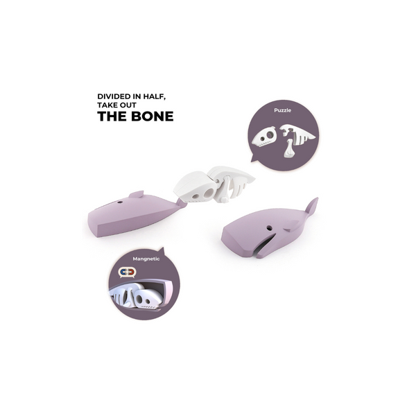 Halftoys - HALF WORLD 3D WHALE
