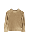 Baje Studio Whitney rib turtle longsleeve peanut